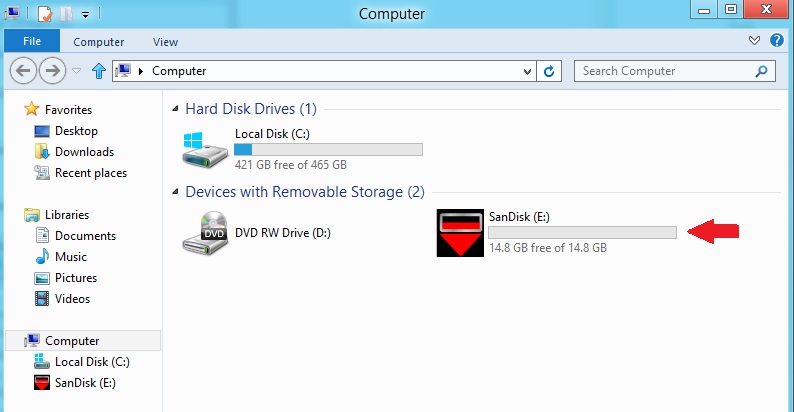 how to download photos from sandisk to computer